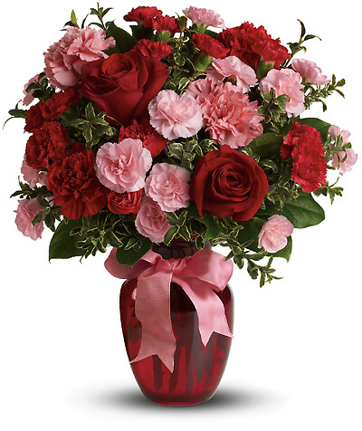 Dance with Me Bouquet with Red Roses