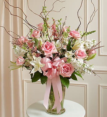 Beautiful Blessings Pink Vase Arrangement